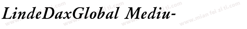 LindeDaxGlobal Mediu字体转换